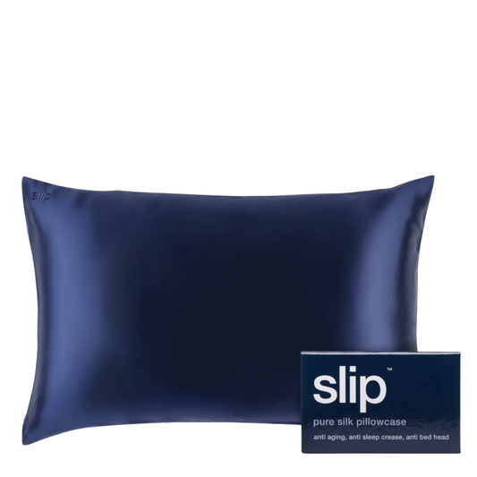 Silk Pillowcase - Navy